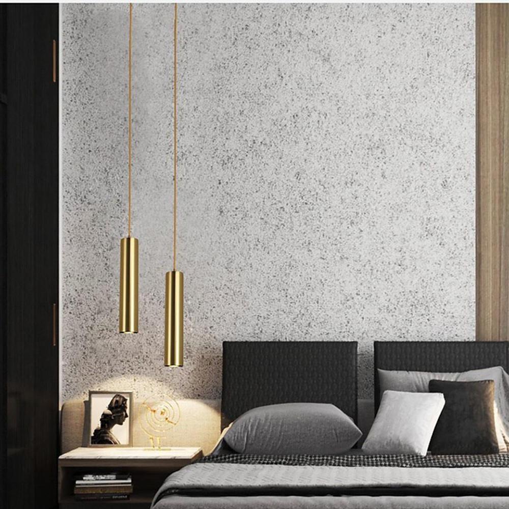 Modern Industrial Linear LED Pendant Light for Kitchen Island Minimalist Metal Cylinder Hanging Lamp