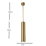 Modern Industrial Linear LED Pendant Light for Kitchen Island Minimalist Metal Cylinder Hanging Lamp