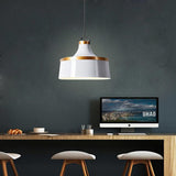 Modern Industrial Metal Dome Pendant Light for Kitchen Island and Dining Room