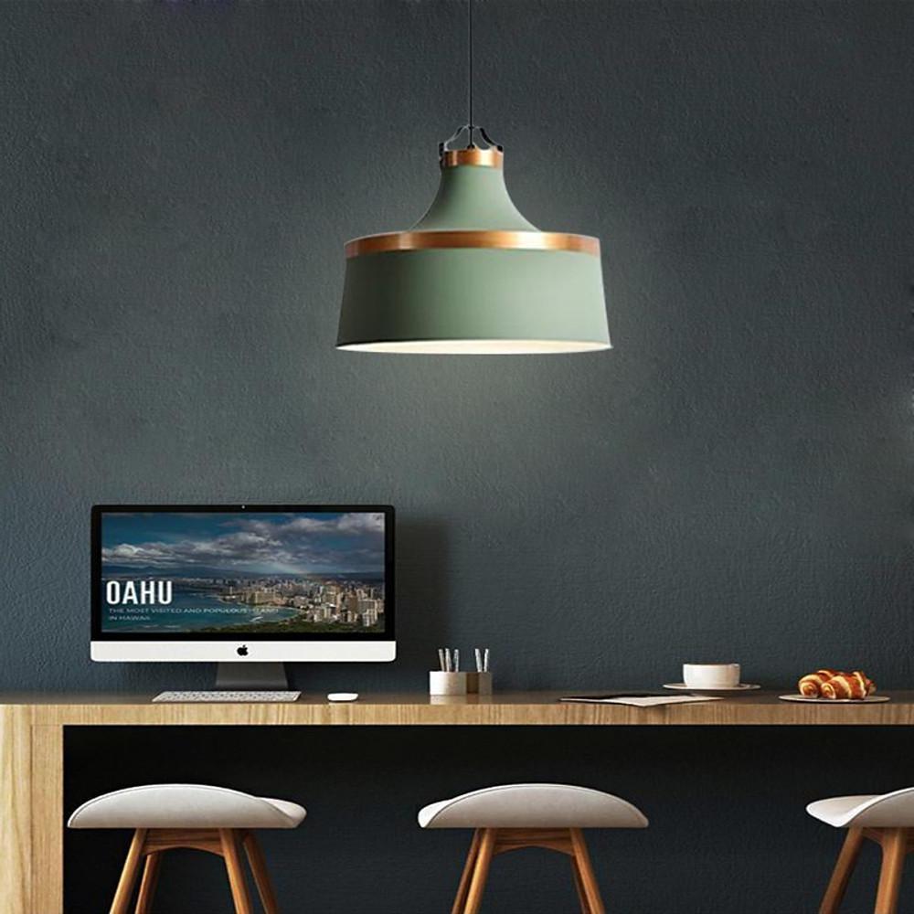Modern Industrial Metal Dome Pendant Light for Kitchen Island and Dining Room
