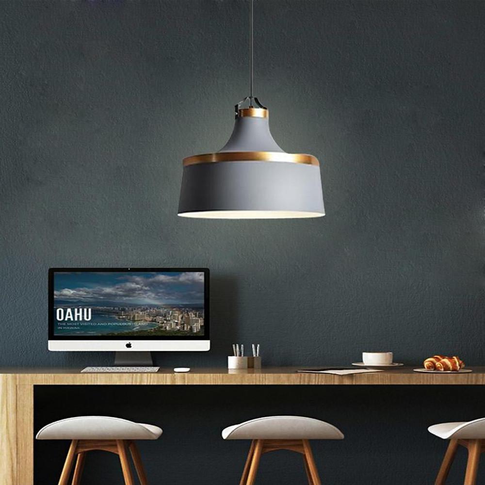 Modern Industrial Metal Dome Pendant Light for Kitchen Island and Dining Room