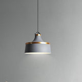 Modern Industrial Metal Dome Pendant Light for Kitchen Island and Dining Room