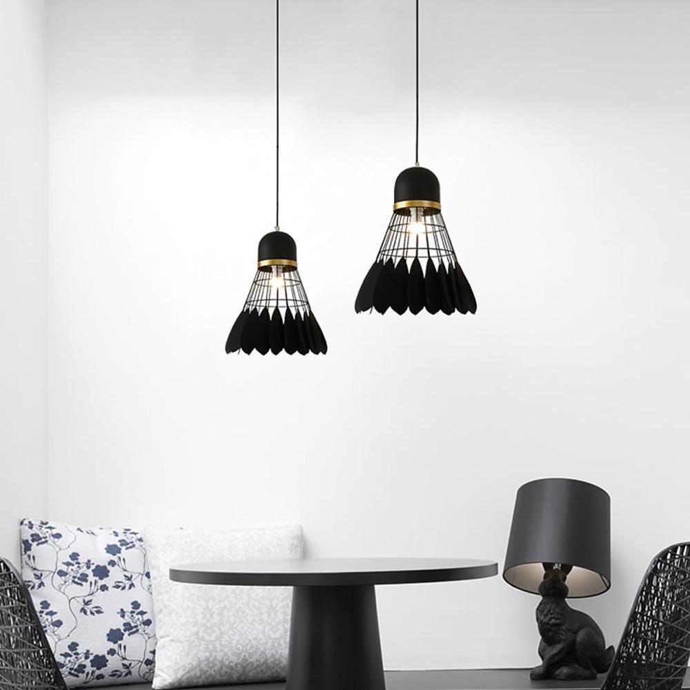 Modern Industrial Mini Metal Geometric Pendant Light for Kitchen Island and Dining Room Hanging Fixture