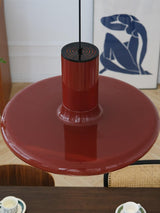 Modern Industrial Red Aluminum Pendant Light for Kitchen Island and Dining Room