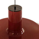 Modern Industrial Red Aluminum Pendant Light for Kitchen Island and Dining Room
