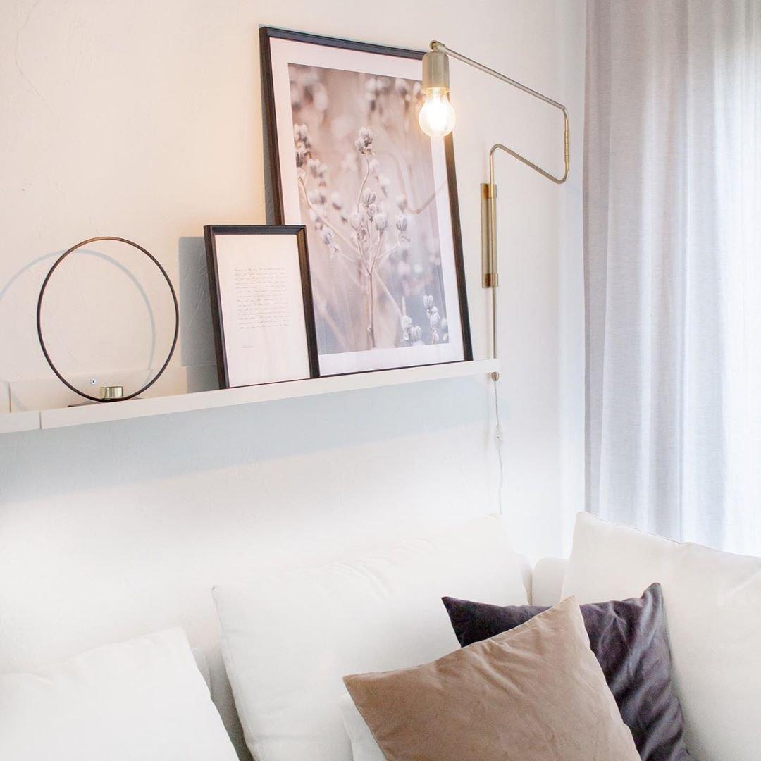 Modern Industrial Rotating Swing Arm Wall Sconce Set of 2 Brass and Black Adjustable Lamp