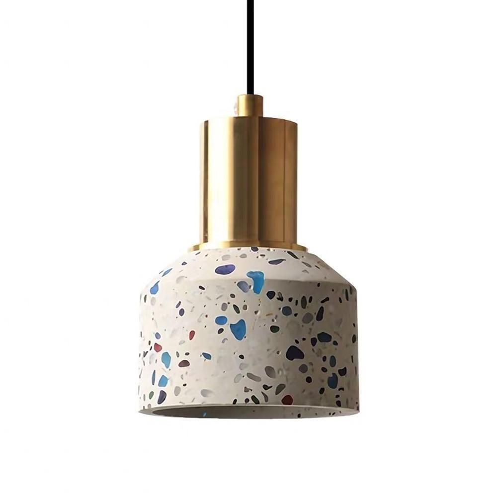 Modern Industrial Round Metal Pendant Lighting for Kitchen Island and Dining Room Adjustable Hanging Lamp
