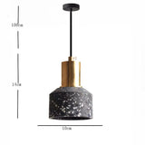 Modern Industrial Round Metal Pendant Lighting for Kitchen Island and Dining Room Adjustable Hanging Lamp