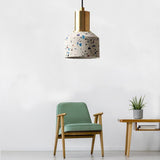 Modern Industrial Round Metal Pendant Lighting for Kitchen Island and Dining Room Adjustable Hanging Lamp