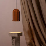 Modern Industrial Skeleton Cement Pendant Light Vintage Cast Mold Style Ceiling Hanging Lamp