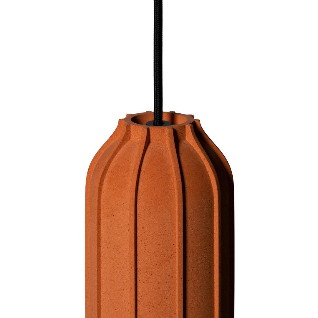 Modern Industrial Skeleton Cement Pendant Light Vintage Cast Mold Style Ceiling Hanging Lamp