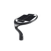 Modern Industrial Solar Powered LED Post Street Light in Matte Black Finish