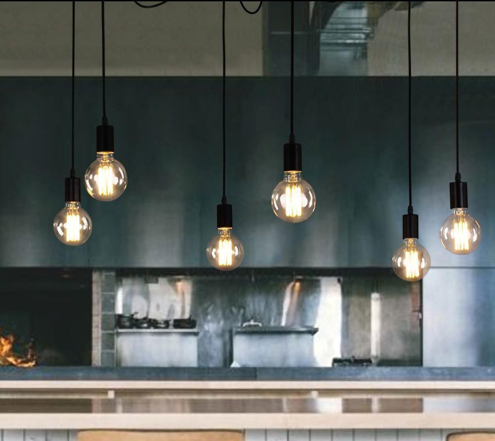 Modern Industrial Spider Adjustable Multi Arm Ceiling Chandelier Pendant Light