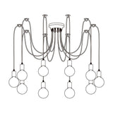 Modern Industrial Spider Adjustable Multi Arm Ceiling Chandelier Pendant Light