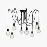 Modern Industrial Spider Adjustable Multi Arm Ceiling Chandelier Pendant Light