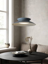 Modern Integrated LED Droplight Aluminum Pendant Lamp with White Acrylic Diffuser