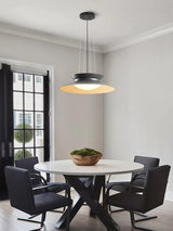 Modern Integrated LED Droplight Aluminum Pendant Lamp with White Acrylic Diffuser