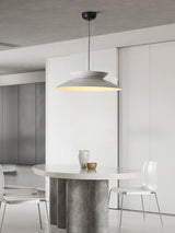 Modern Integrated LED Droplight Aluminum Pendant Lamp with White Acrylic Diffuser