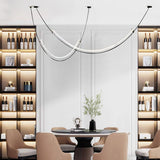 Modern Integrated LED Neon Pendant Lamp Minimalist Circular Ceiling Light Fixture