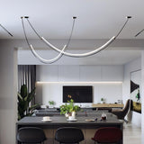 Modern Integrated LED Neon Pendant Lamp Minimalist Circular Ceiling Light Fixture