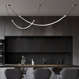 Modern Integrated LED Neon Pendant Lamp Minimalist Circular Ceiling Light Fixture