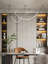 Modern Integrated LED Neon Pendant Lamp Minimalist Circular Ceiling Light Fixture