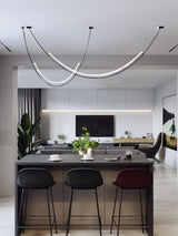 Modern Integrated LED Neon Pendant Lamp Minimalist Circular Ceiling Light Fixture
