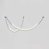Modern Integrated LED Neon Pendant Lamp Minimalist Circular Ceiling Light Fixture
