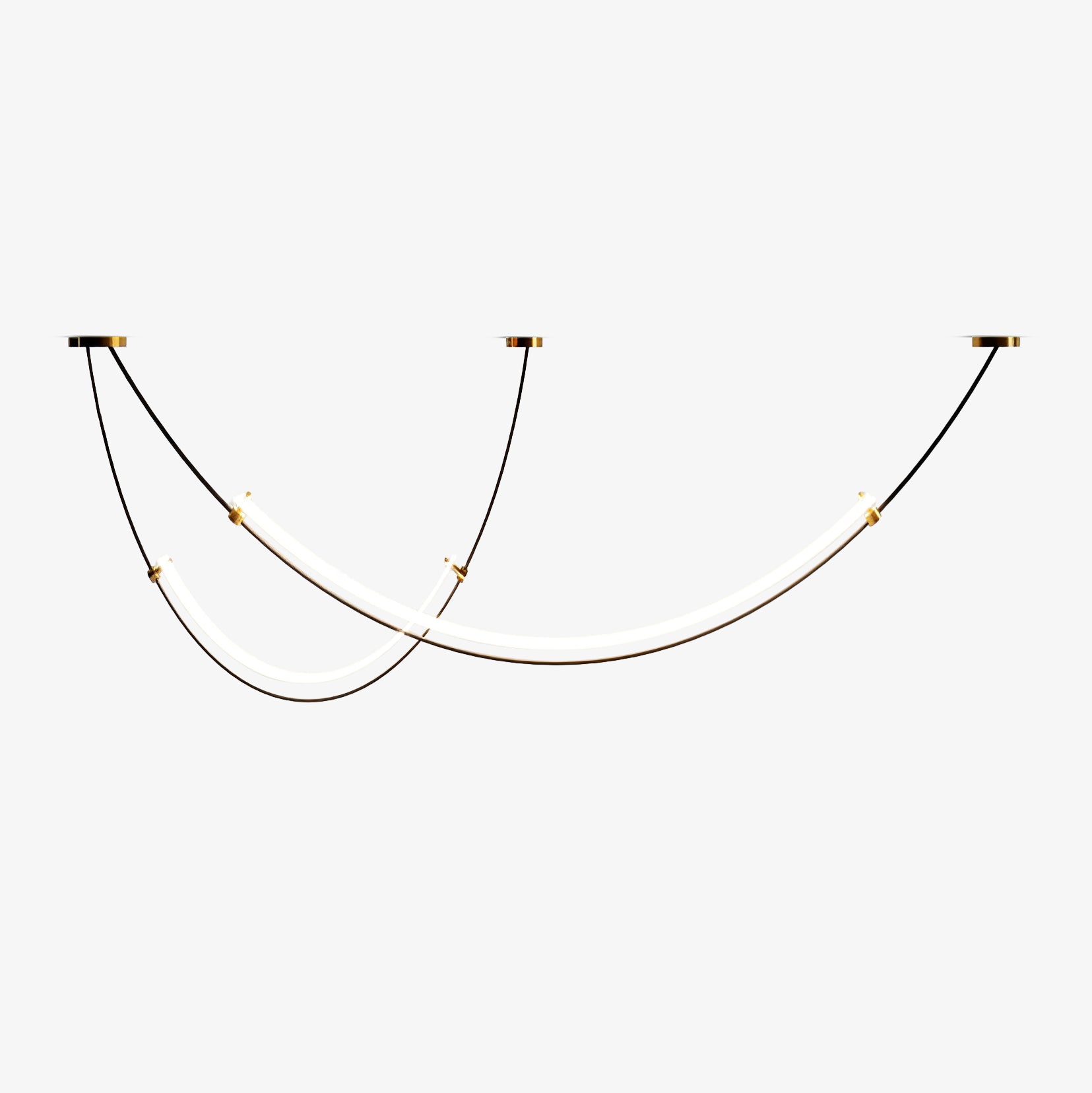 Modern Integrated LED Neon Pendant Lamp Minimalist Circular Ceiling Light Fixture