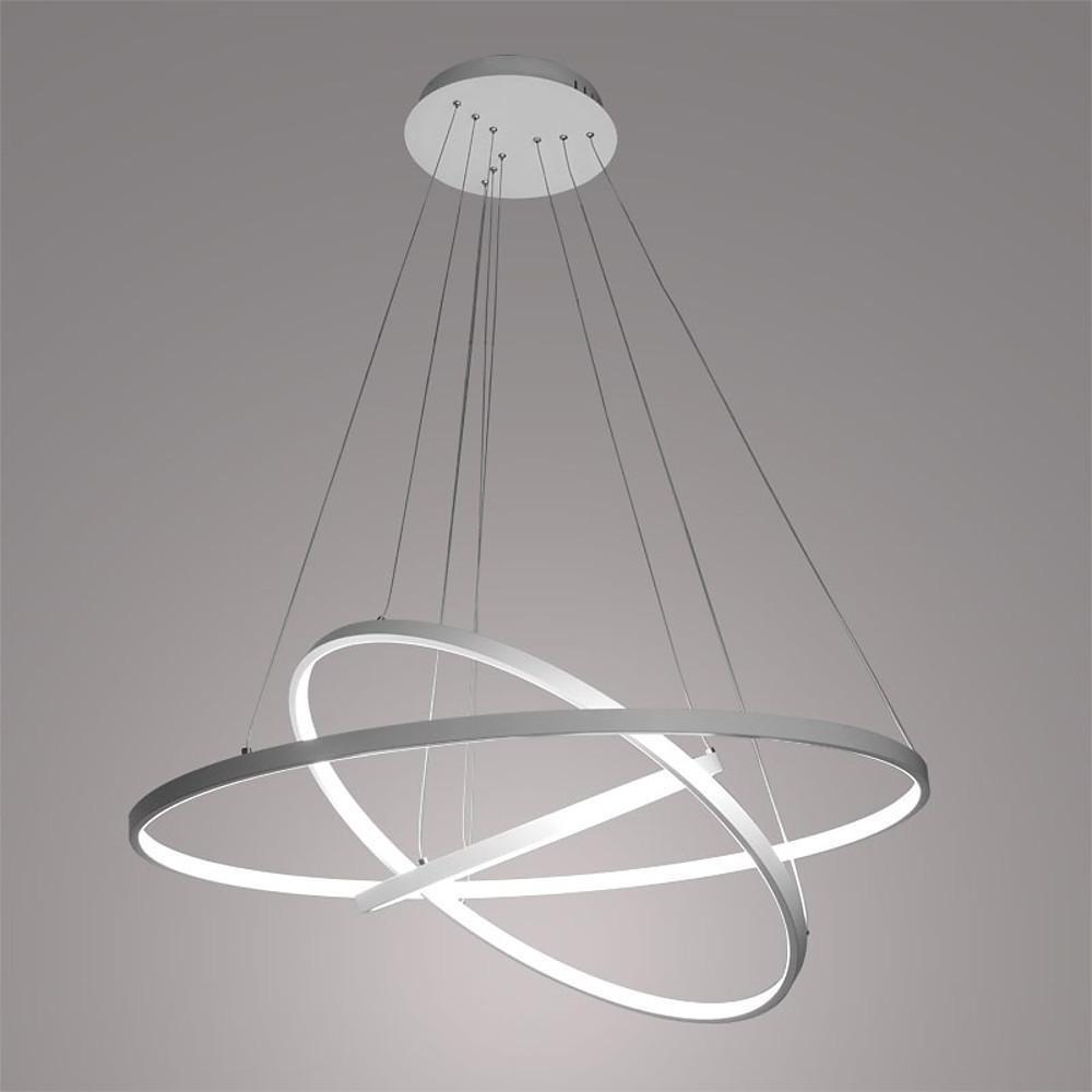 Modern Interweaved Ring Dimmable LED Chandelier Adjustable Contemporary Pendant Light