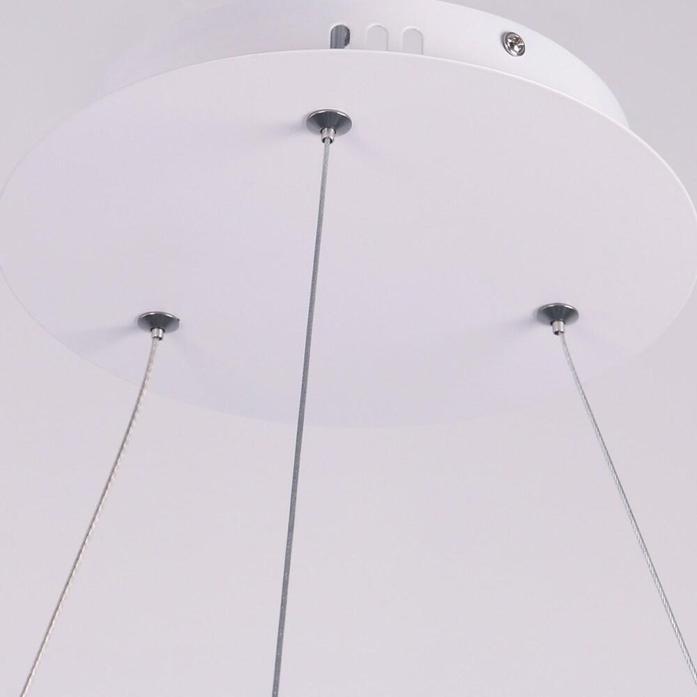 Modern Interweaving Curved LED Pendant Light Dimmable Adjustable Ceiling Hanging Lamp for Kitchen Island