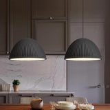 Modern Inverted Cup LED Cement Pendant Light Industrial Hanging Lamp for Kitchen and Dining