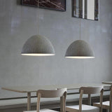 Modern Inverted Cup LED Cement Pendant Light Industrial Hanging Lamp for Kitchen and Dining