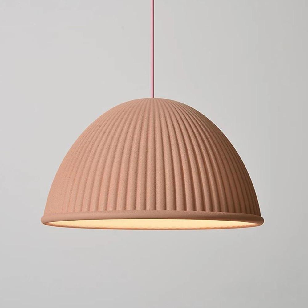 Modern Inverted Cup LED Cement Pendant Light Industrial Hanging Lamp for Kitchen and Dining
