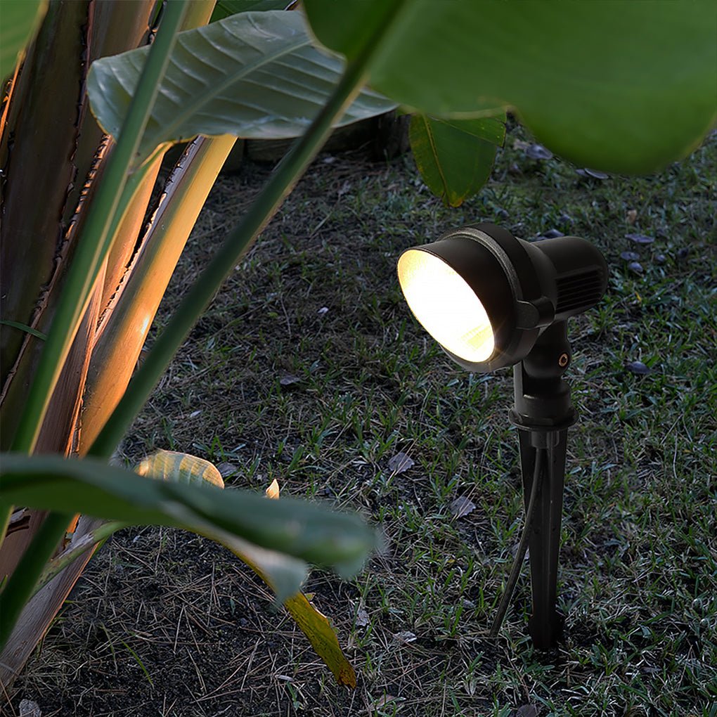 Modern IP54 Waterproof LED Ground Spike Landscape Light for Outdoor Patios and Walkways