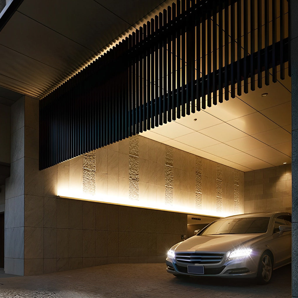 Modern IP65 Aluminum Linear LED Outdoor Wall Washer Light with 180 Degree Rotatable Bracket