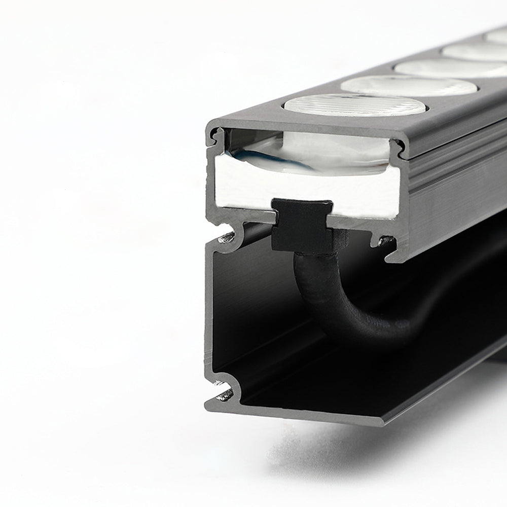 Modern IP65 Aluminum Linear LED Outdoor Wall Washer Light with 180 Degree Rotatable Bracket