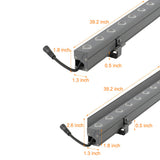 Modern IP65 Aluminum Linear LED Outdoor Wall Washer Light with 180 Degree Rotatable Bracket