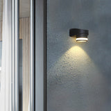 Modern IP65 Waterproof Aluminum Outdoor Wall Washer Light Black LED Sconce for Exterior Home Decor