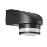 Modern IP65 Waterproof Aluminum Outdoor Wall Washer Light Black LED Sconce for Exterior Home Decor