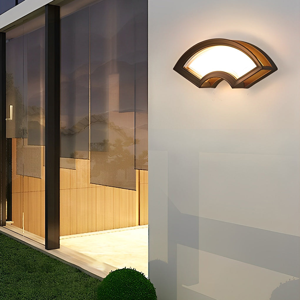 Modern IP65 Waterproof Aluminum Wall Sconce Minimalist LED Outdoor Light for Garden and Porch