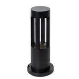 Modern IP65 Waterproof Black Outdoor Pathway Lights Round Strip Landscape Lawn Lamps