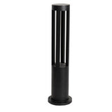 Modern IP65 Waterproof Black Outdoor Pathway Lights Round Strip Landscape Lawn Lamps