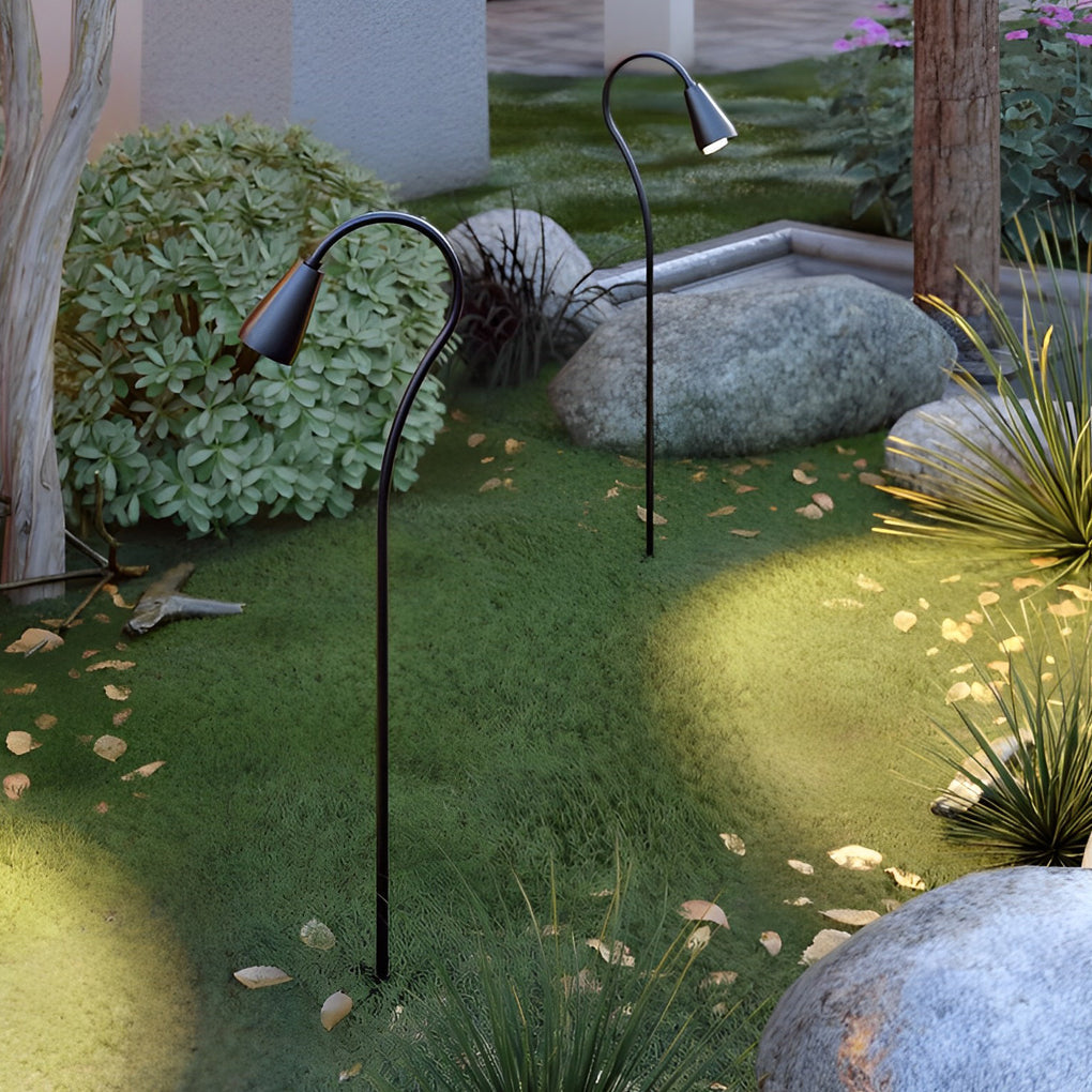 Modern IP65 Waterproof LED COB Aluminum Outdoor Pathway Light for Garden Landscape