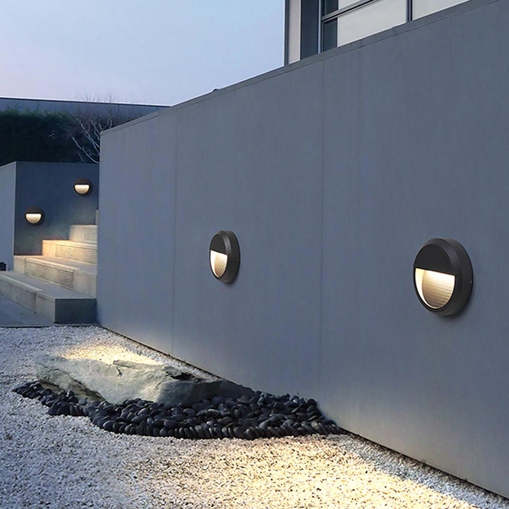 Modern IP65 Waterproof LED Outdoor Step Lights for Garden Path and Villa Wall Lighting