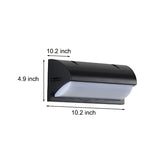 Modern IP65 Waterproof LED Outdoor Wall Light for Porch Balcony and Villa Courtyard