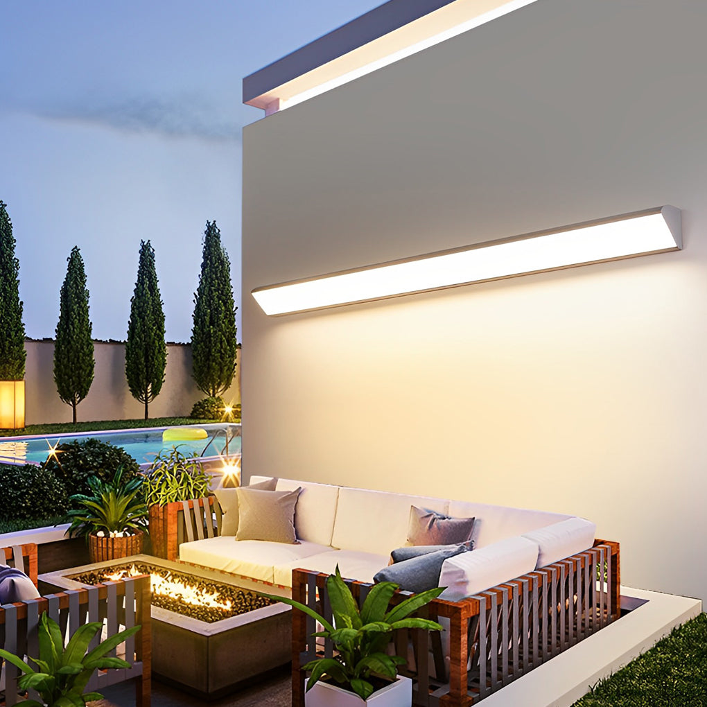 Modern IP65 Waterproof LED Outdoor Wall Light Sconce for Exterior Garden and Patio Lighting