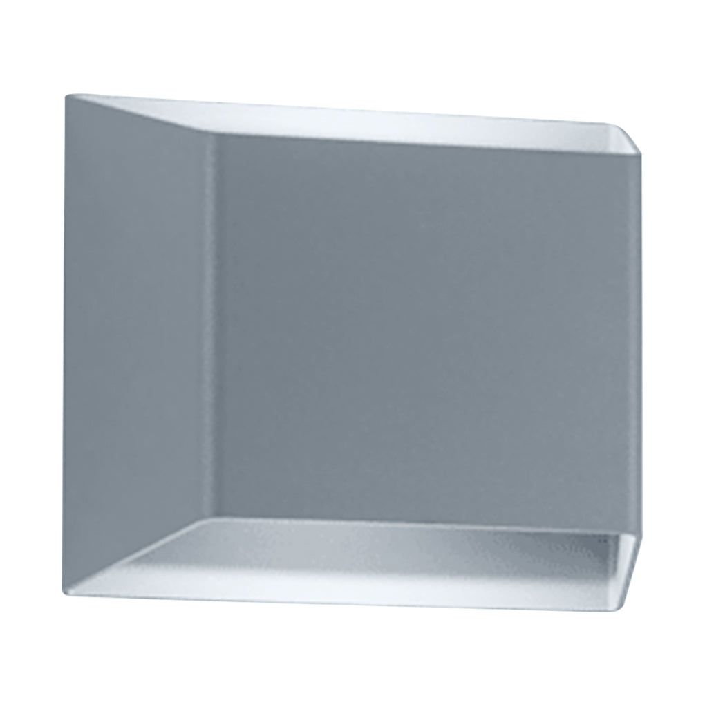 Modern IP65 Waterproof LED Outdoor Wall Sconce Grey Aluminum Exterior Up and Down Lighting for Villa Garden
