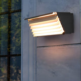 Modern IP65 Waterproof LED Outdoor Wall Sconce Stainless Steel Garden Lamp