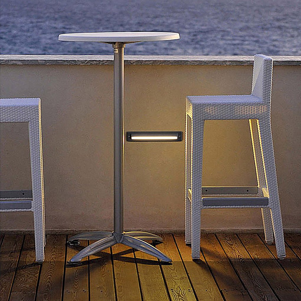 Modern IP65 Waterproof LED Recessed Wall Light for Outdoor Garden Paths and Step Lighting
